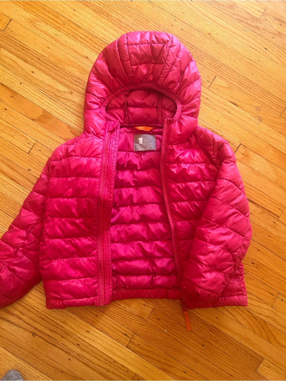 Primary Pink Lightweight Puffer Jacket 4-5 Years